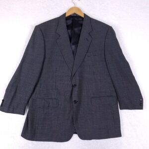 GUY LA FERRERA Sartorial Marzotto Blazer Men 46R Italian Virgin Wool Checked
